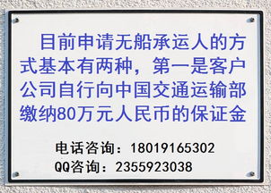 申請(qǐng)無船承運(yùn)人資質(zhì)與裝卸服務(wù)的關(guān)聯(lián)政策解讀